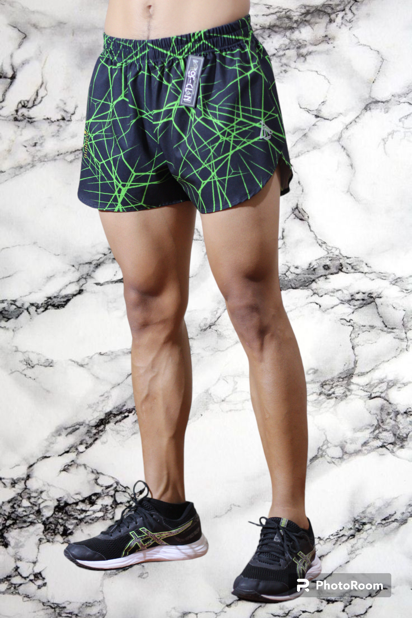 Running Green Gradient Men